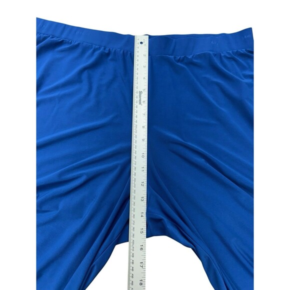 Anthony Originals Women’s Size 1X Blue Hi Rise Wide Leg Capri Pants - Picture 11 of 14